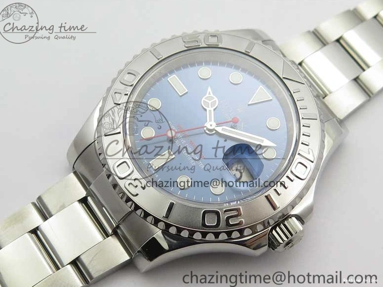 0601 Yacht-Master 116622 ARF 1:1 Best Edition 904L Steel Blue Dial on SS Bracelet A OnTrend 3231